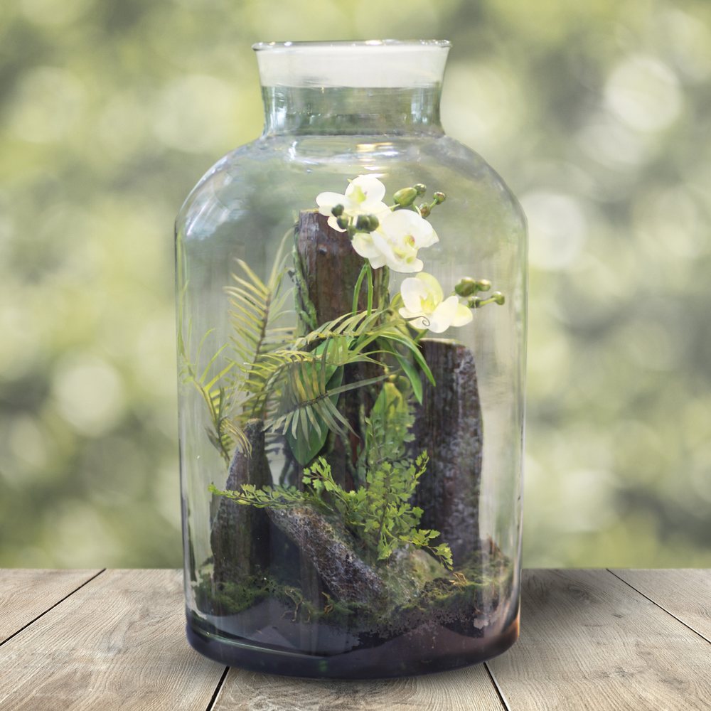 Botanical Glass Bottle